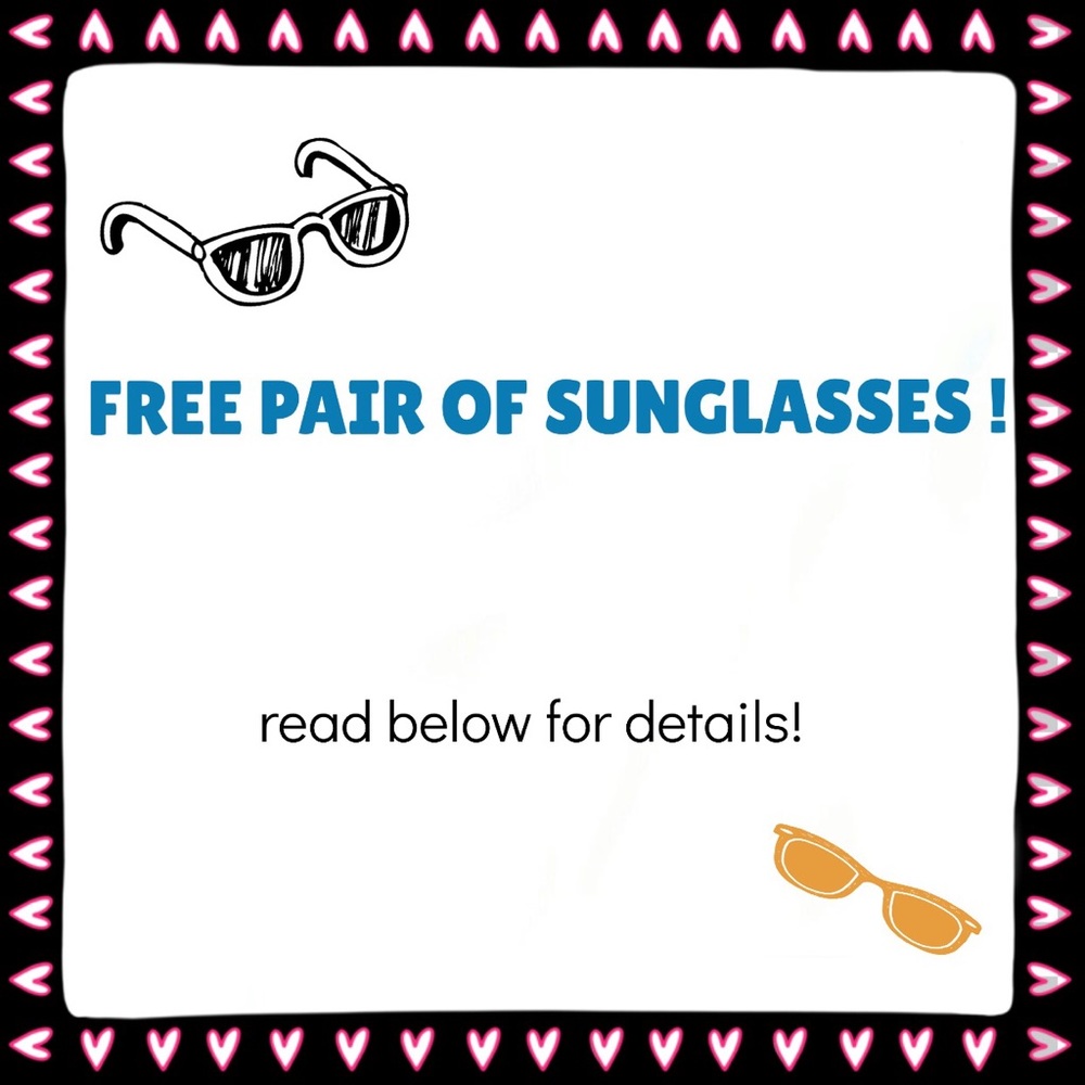 Free pair of sunglasses, read description! 🕶